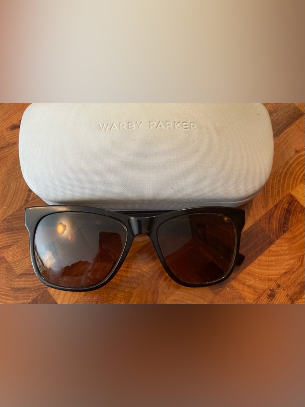 Warby Parker Plastic Eyeglass Sunglasses Frames. Brown Tortoise. Lowry. Preowned